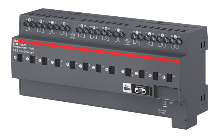 ABB SPA - ABB2CDG510027R0011 SA-M-12.16.2.2 ATTUATORE 12 CANALI16A MDRC