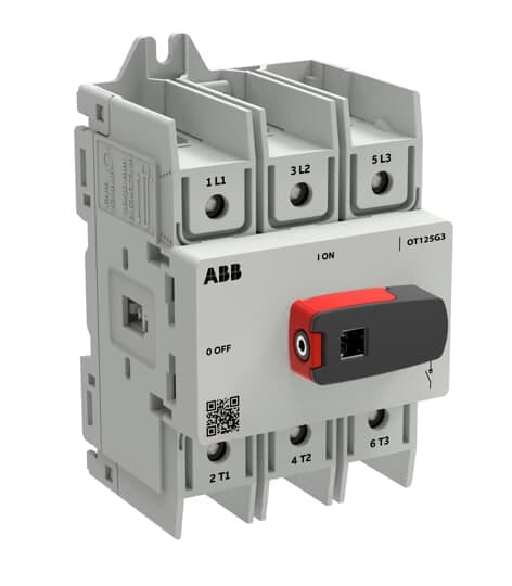 ABB SPA - ABBOT125G3-3BS OT125G3-3BS SEZ. FR3 BASE/DIN 3P