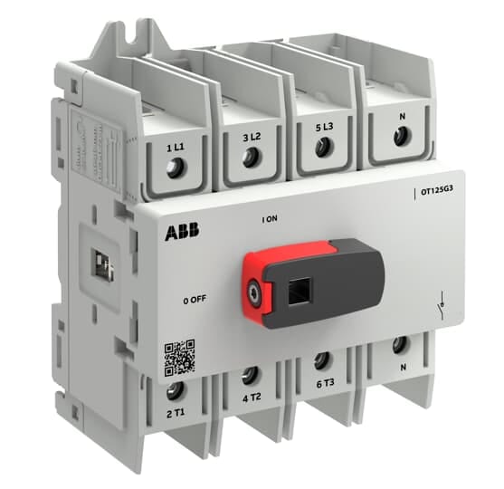 ABB SPA - ABBOT125G3-4BSN2 OT125G3-4BSN2 SEZ. FR3 BASE/DIN 4P