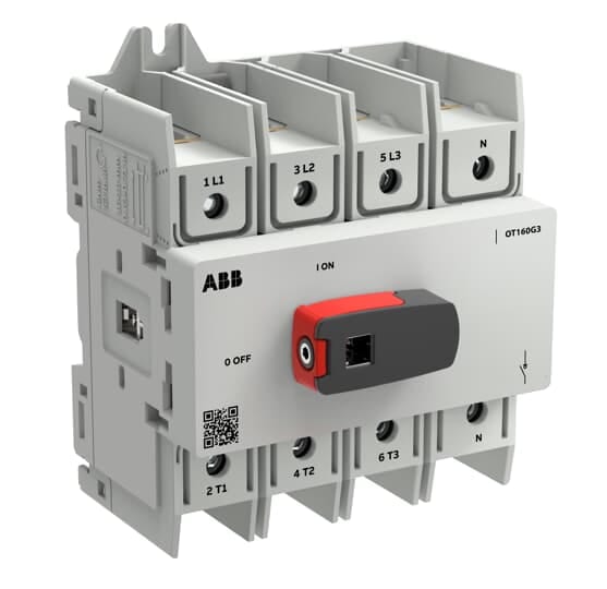 ABB SPA - ABBOT160G3-4BSN2 OT160G3-4BSN2 SEZ. FR3 BASE/DIN 4P AC-22