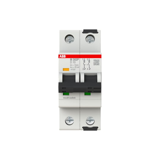 ABB SPA - ABBM302P10 M302 10A INTERRUT.SOLO MAGNETICO 25KA 2P