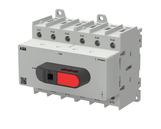 ABB SPA - ABBOT80G2-6BS OT80G2-6BS SEZ. FR2 BASE/DIN 6P