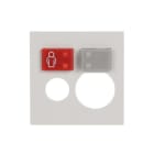 ABB SPA - ABB2CSH240725R2014 88885A3 PLACCA MOD. MAGNET. ROSSO/GRIGIO