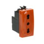 ABB SPA - ABB2CSK1106CH PRESA BIVALENTE 2P+T, 10/16A, ARANCIONE