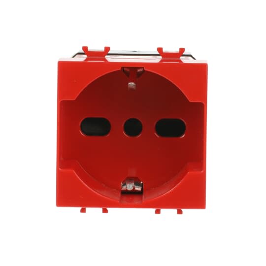ABB SPA - ABB2CSK229932R1110 PRESA BIV. 2P+T, 16A, P30/P17 ROSSA ANTI