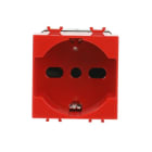 ABB SPA - ABB2CSK229932R1110 PRESA BIV. 2P+T, 16A, P30/P17 ROSSA ANTI