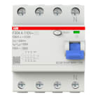 ABB SPA - ABBF204A10030V1 F204 A 100A 30MA INT.DIFF. 4P 110 V