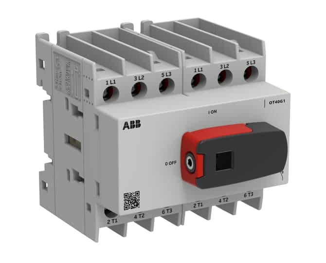 ABB SPA - ABBOT40G1-6BS OT40G1-6BS SEZ. FR1 6P BASE/DIN