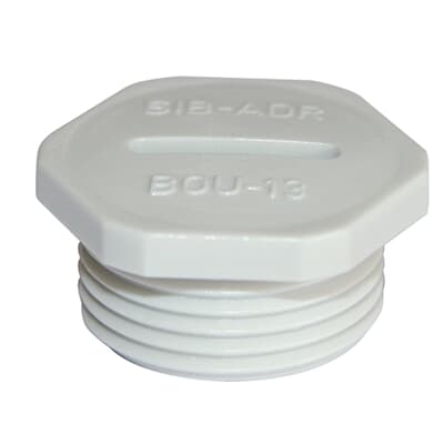 ABB SPA - ABBG4825210 TAPPO ESAGONALE M25 PA6 RAL7035