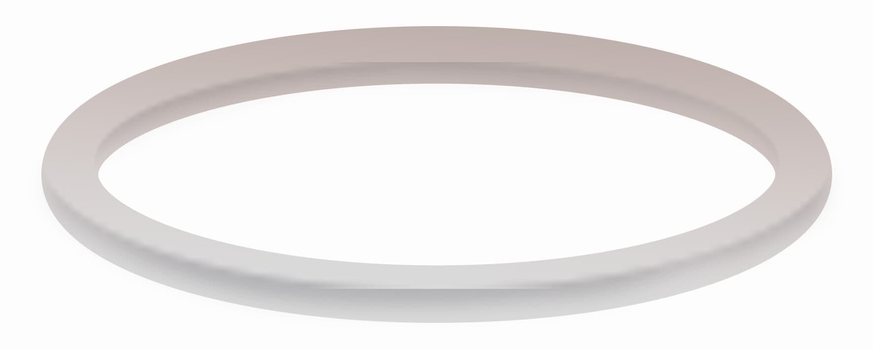 ABB SPA - ABBD9420300 GUARNIZIONE PIANA M20 SILICONE TRANS.