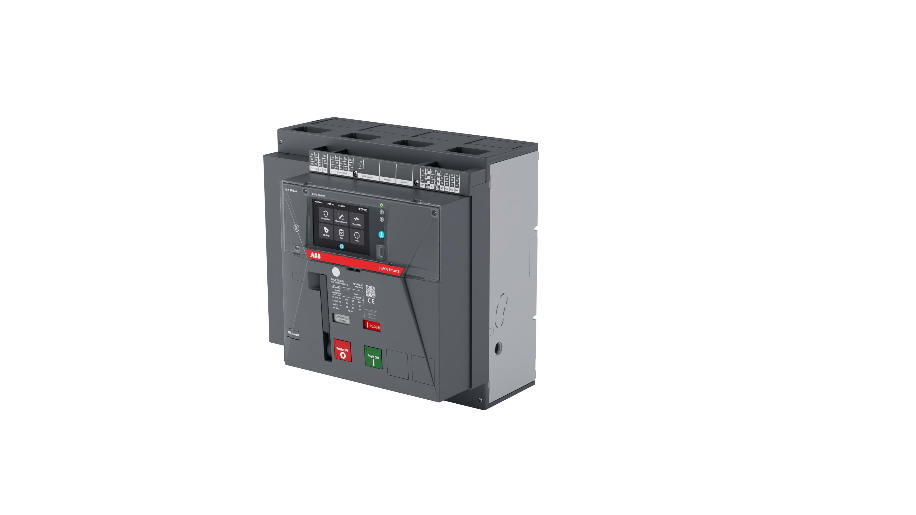 ABB SPA - ABB1SDA125030R1 E1.3B 1250 EKIP AWARE LSI 4P F F