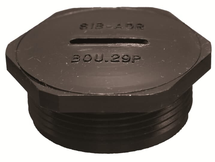 ABB SPA - ABBG4816220 TAPPO ESAGONALE M16 PA6 RAL9005