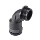 ABB SPA - ABBBVBD-M207GT Raccordo 90G DN17 M20 PA6 BK IP66