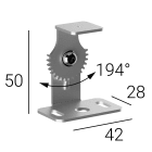 LINEA LIGHT (ILED) - ILDC-K400168 KIT BASCULAZIONE A MURO H50