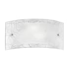 ROSSINI - RSSA.1052-40-CRI APPLIQUE IN VETRO OPALE SERIGRAFATO E27