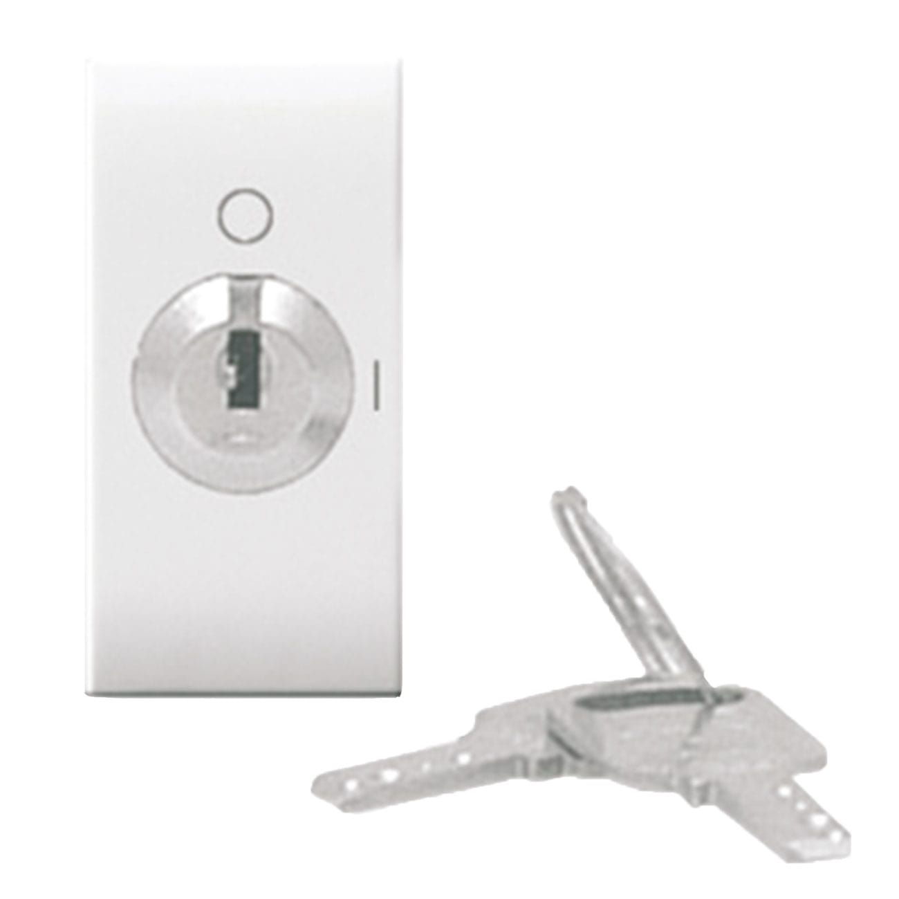 AVE - AVE441075 PULSANTE CHIAVE 2P NA 10A DOMUS 1M