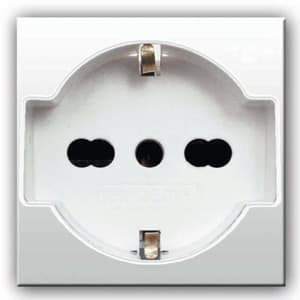 AVE - AVE441090/15TS PRESA SCHUKOBIPASSO 10/16A DOMUS 2M