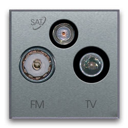 AVE - AVE443096/3PU PRESA TV/SAT DIRETTA 3 USC. ALLU.2M