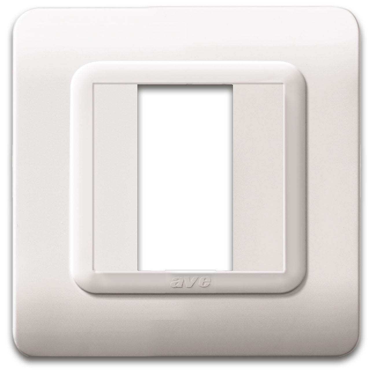 AVE - AVE44P31B PLACCA TECN.44 BIANCO RAL9010 1M