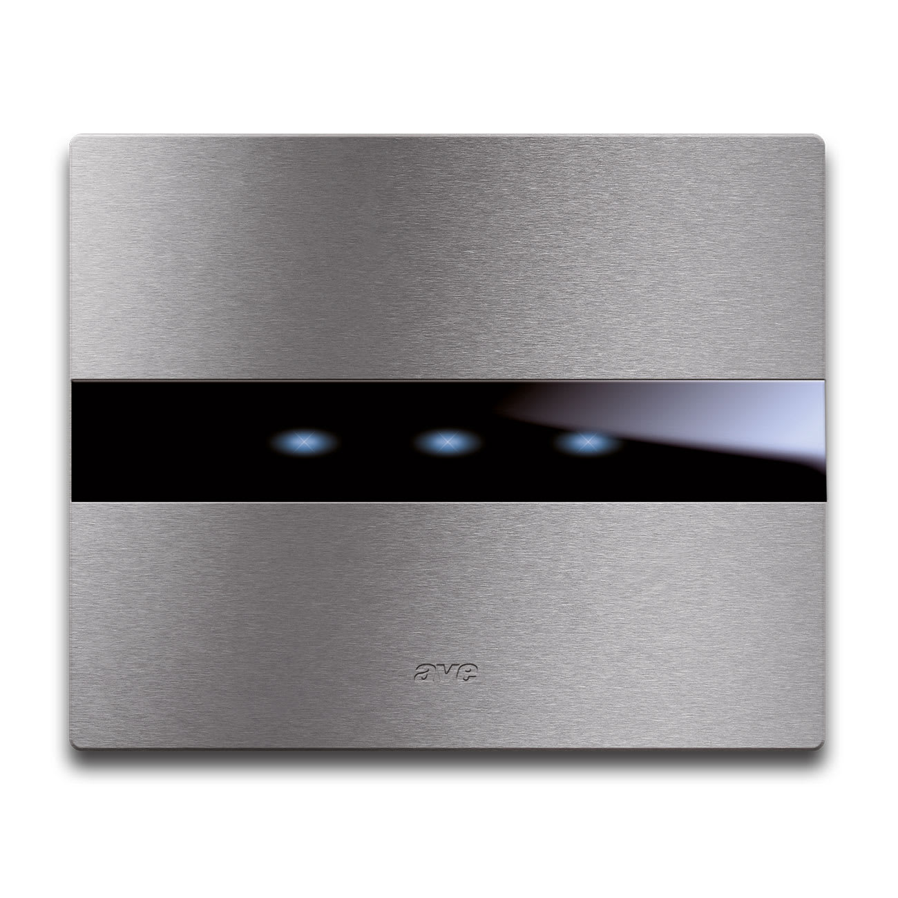 AVE - AVE44PATC3ALS PLACCA AVETOUCH ALLUMINIO NAT. 3COM