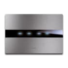 AVE - AVE44PATC4ALS PLACCA AVETOUCH ALLUMINIO NAT. 4COM