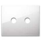 AVE - AVE44PVN02BL PLACCA NEW STYLE VETRO BIANCA 2COM