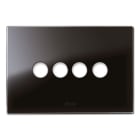 AVE - AVE44PVN04NAL PLACCA NEW STYLE VETRO NERO AS.4COM