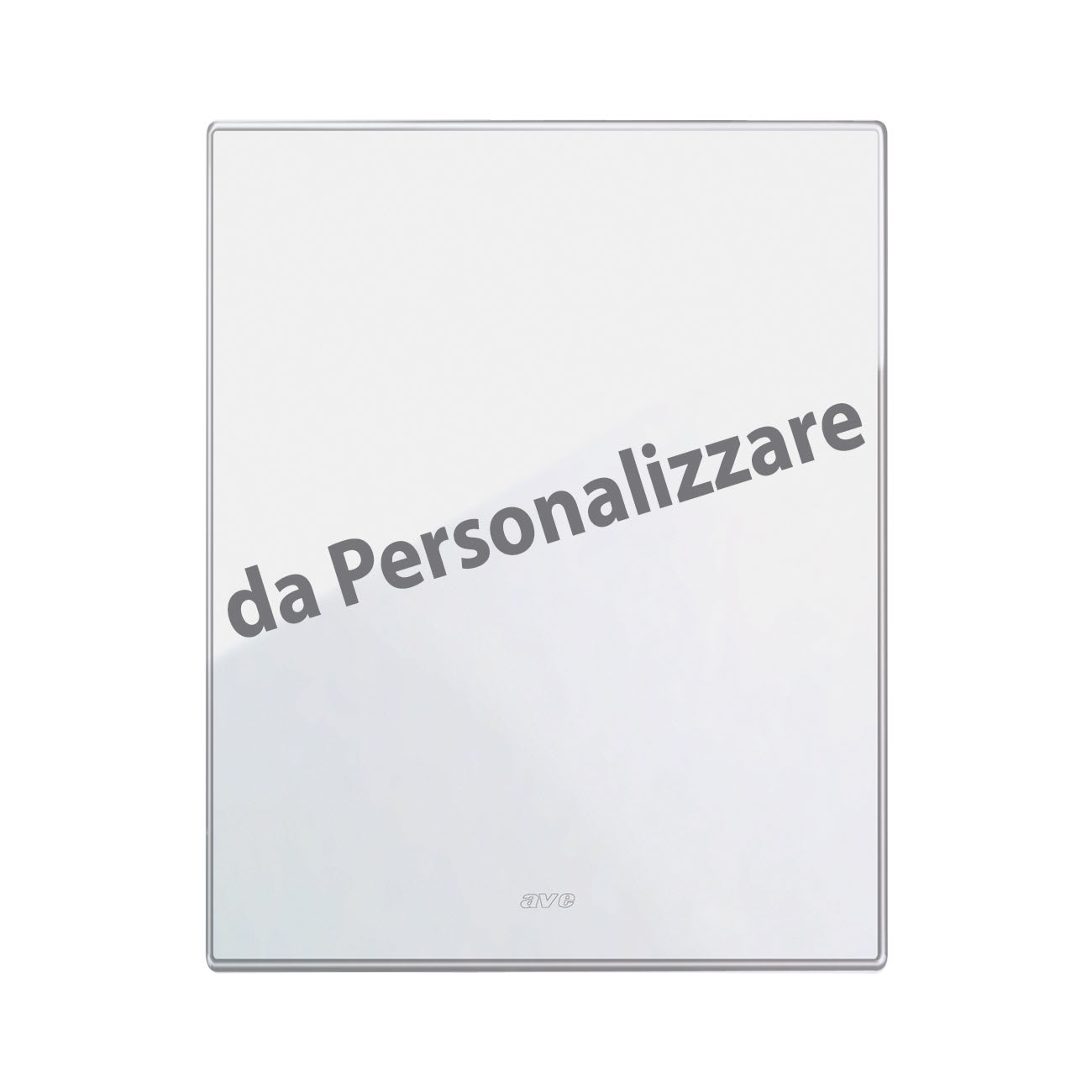 AVE - AVE44PVTC33BL/XX PLACCA VERATOUCH PERS. BIANCO 3+3M