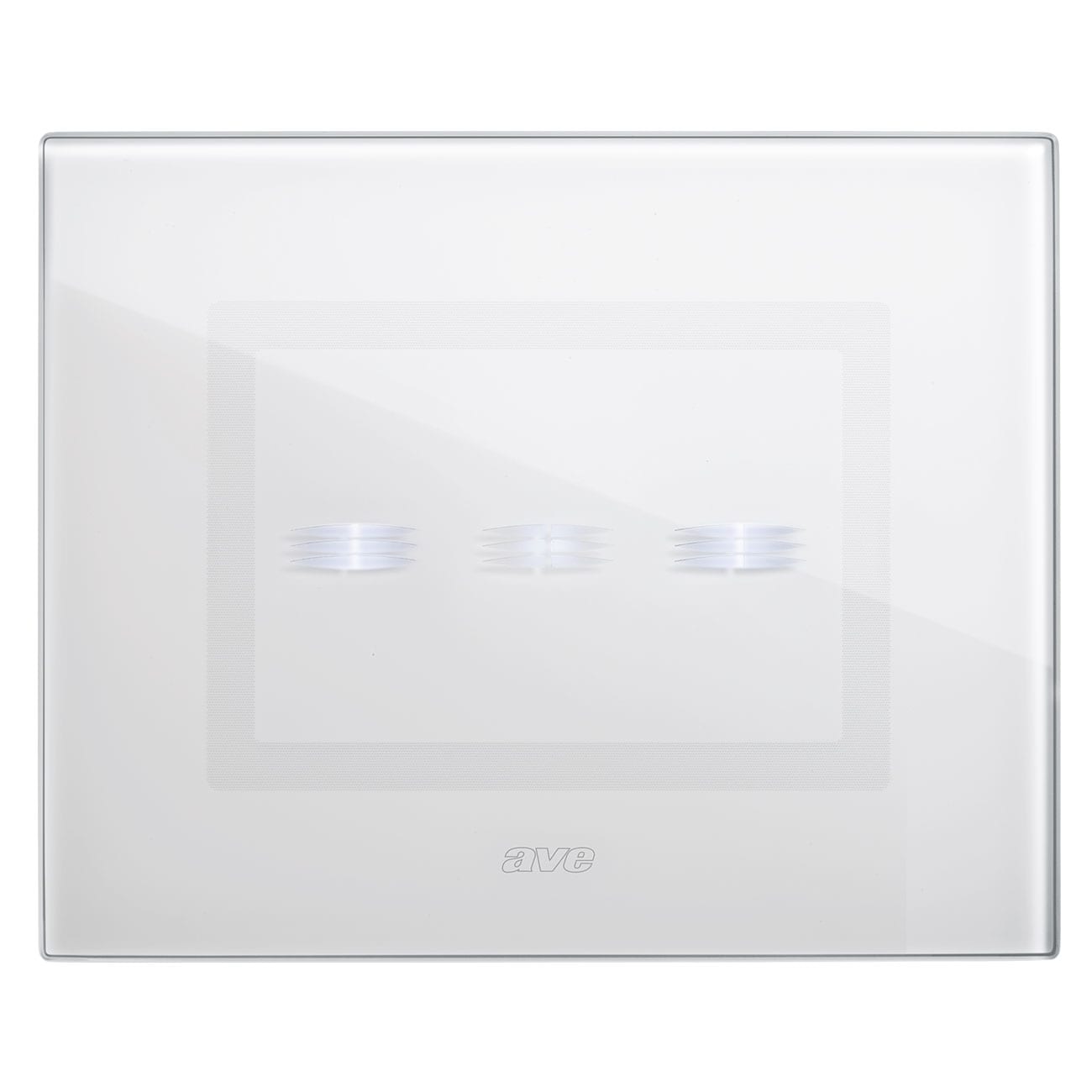 AVE - AVE44PVTC3BL PLACCA VERATOUCH BIANCA 3COM