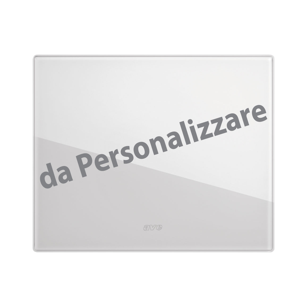 AVE - AVE44PVTC3BL/XX PLACCA VERATOUCH PERSON. BIANCO 3M