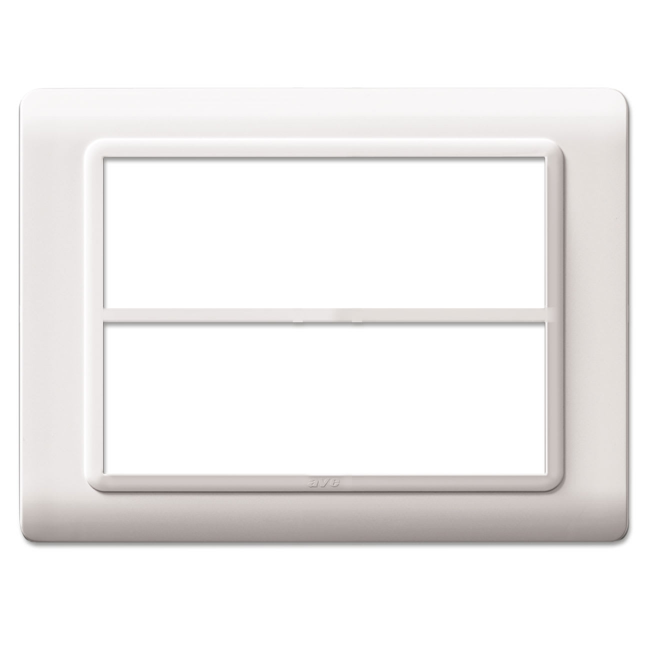 AVE - AVE44PY012B PLACCA TECN.44 BIANCO RAL9010 6+6M
