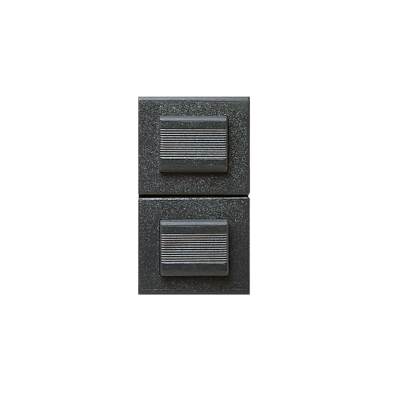 AVE - AVE45355 DOPPIO PULSANTE NA 1P 10A NOIR
