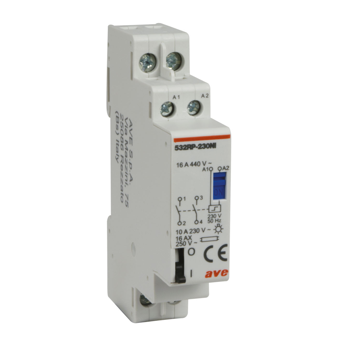 AVE - AVE532RP-230NI RELE PASSO-PASSO 16A 2NA T.B230V 1M