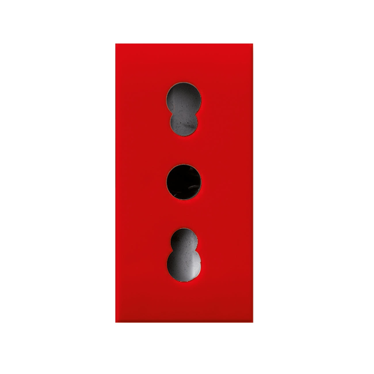 AVE - AVEAB442006-15TSR PRESA BIPASSO 2P+T ROSSA ANTIBAT.1M