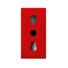 AVE - AVEAB442006-15TSR PRESA BIPASSO 2P+T ROSSA ANTIBAT.1M