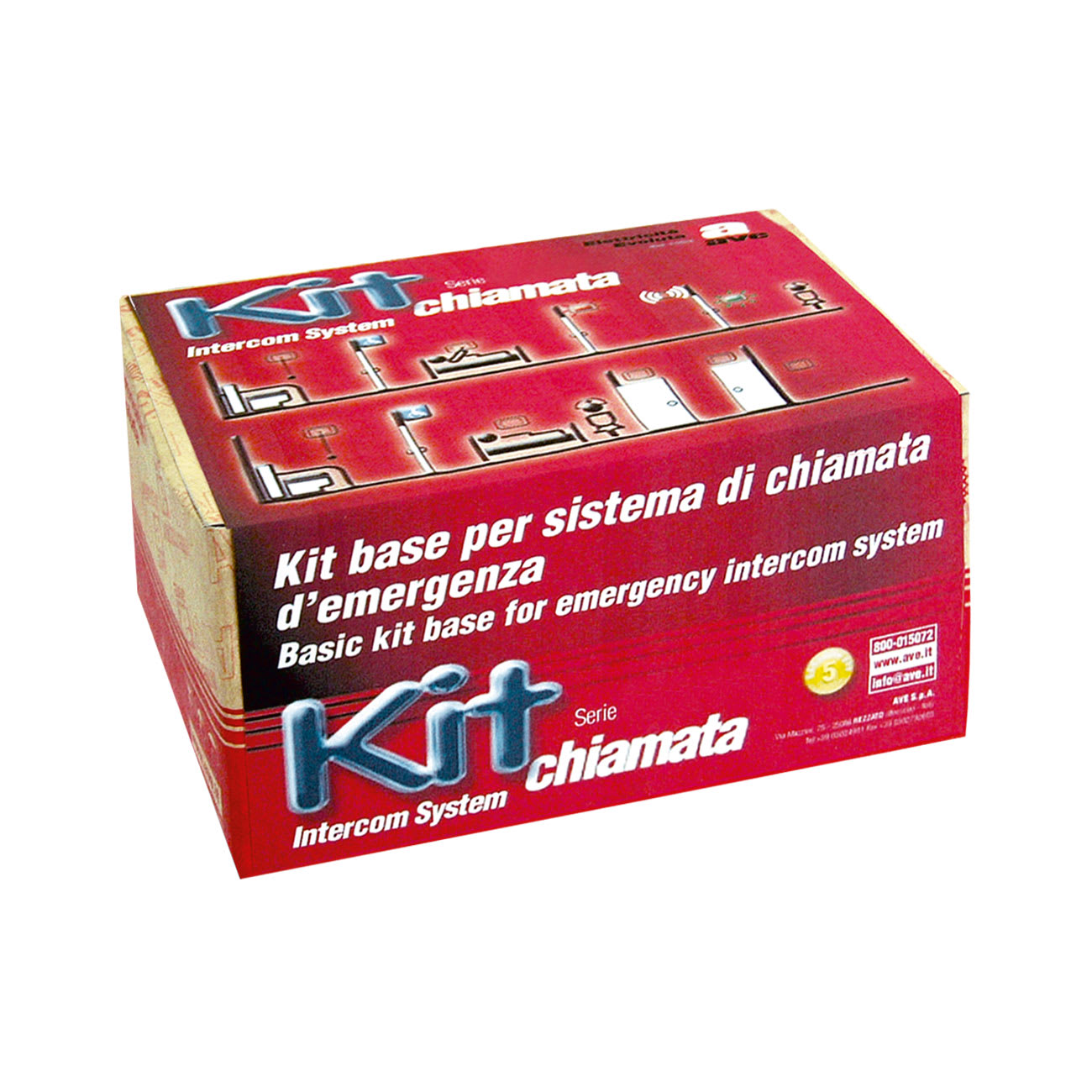 AVE - AVEKITCHIAMATA1 KIT PER SISTEMA CHIAMATA NOIR