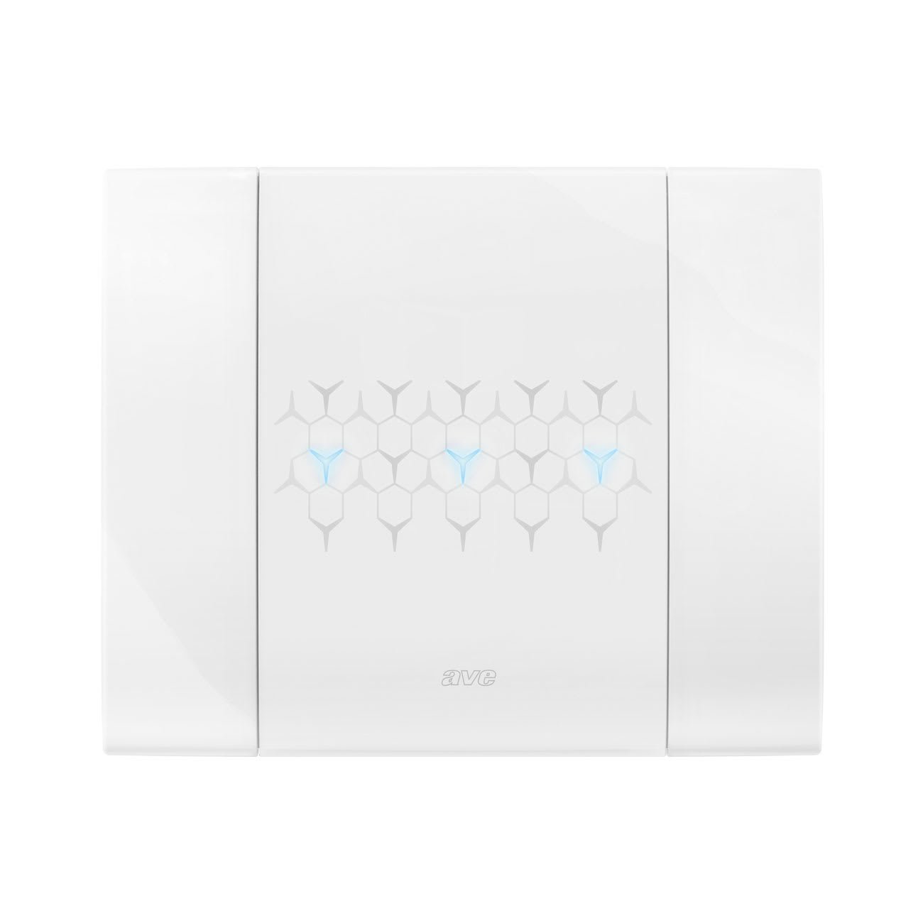 AVE - AVE44PSMTC3B PLACCA SMART44 TOUCH METAL.BIANCO3M