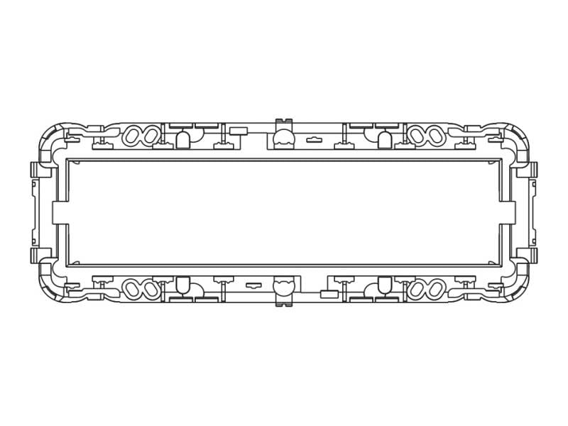 LINERGY SRL - LENA051 TELAIO ADATT. SEVEN PLAC. AVE, VIMAR