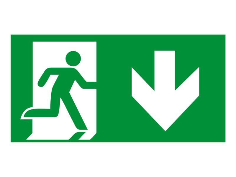 LINERGY SRL - LENA145 PITTOGRAMMA BIG ONE 80M FRECCIA BASSO DX