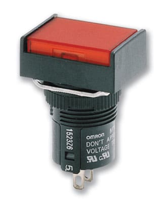 OMRON - OMRA16LJW-160064000 PULSANTE- COPRITASTO RETTANG. BIANCO.IP4