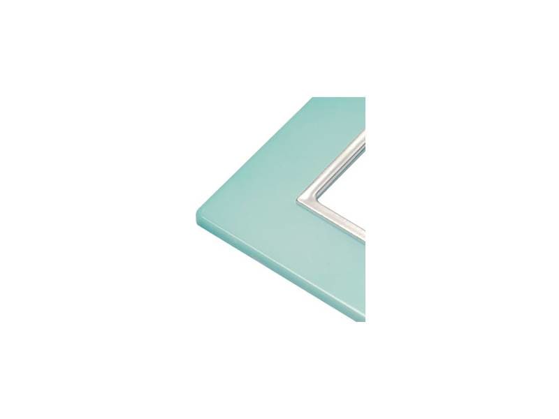LINERGY SRL - LENA218 PLACCA DI FINITURA VERDE SERIE LEDY