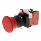 OMRON - OMRA22EM02 PULS.22,A22E,EMERGENZA40MM,2NC,NONLUMINO