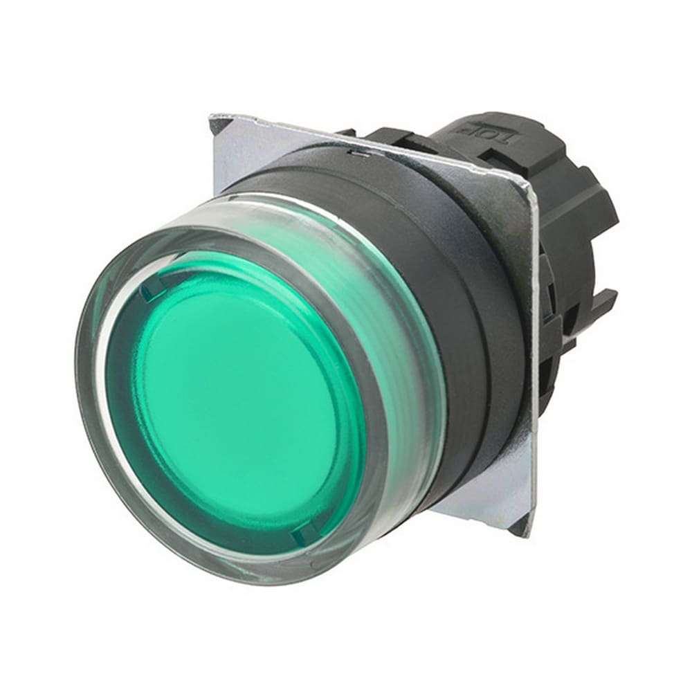 OMRON - OMRA22NZBGMTGA PULSANTE- PROTETTO. LUMINOSO.MOMENTANEO.
