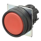 OMRON - OMRA22NZBNMNRA PULSANTE- PIATTO.MOMENTANEO. ROSSO OPACO