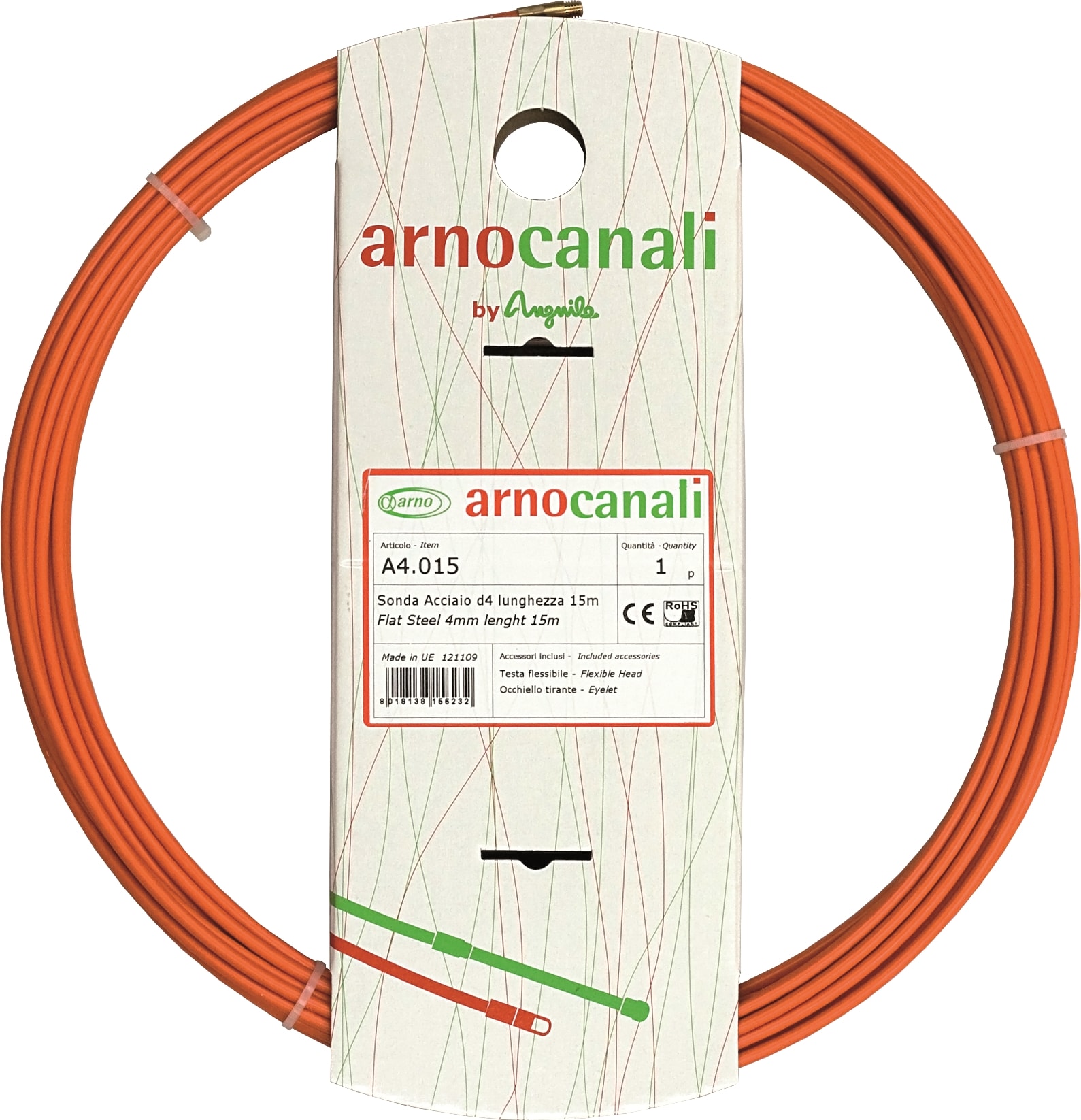 ARNOCANALI SPA - ARNA4.015 SONDA ACCIAIO-PP D4 L15 M