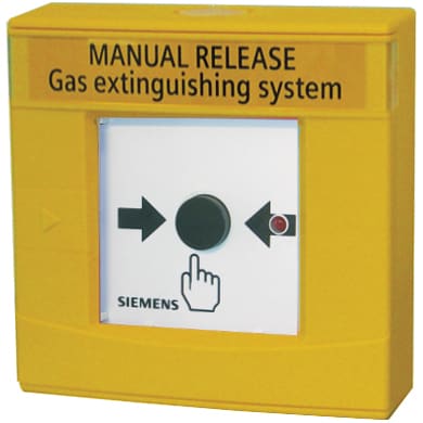 SIEMENS - BUILDING T - BCTA5Q00017630 DM1103-L PULS. COMANDO SCARICA (GIALLO)