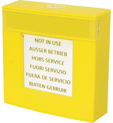 SIEMENS - BUILDING T - BCTBPZ:5464120001 DMA1192-AC CUSTODIA PULSANTE GIALLA