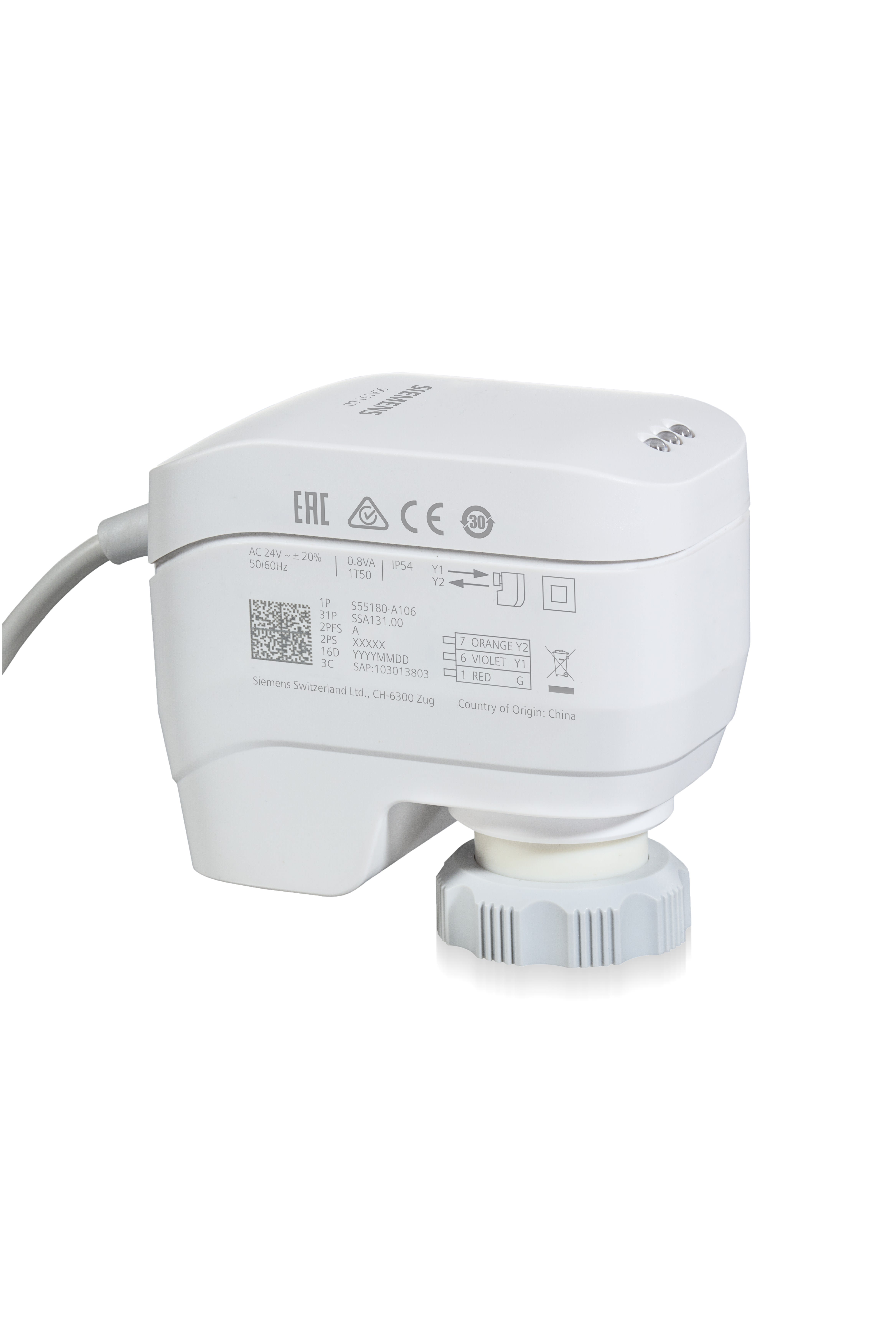 SIEMENS - BUILDING T - BCTS55180-A105 SSA331.00? MOTORE 3PTI 230V AC