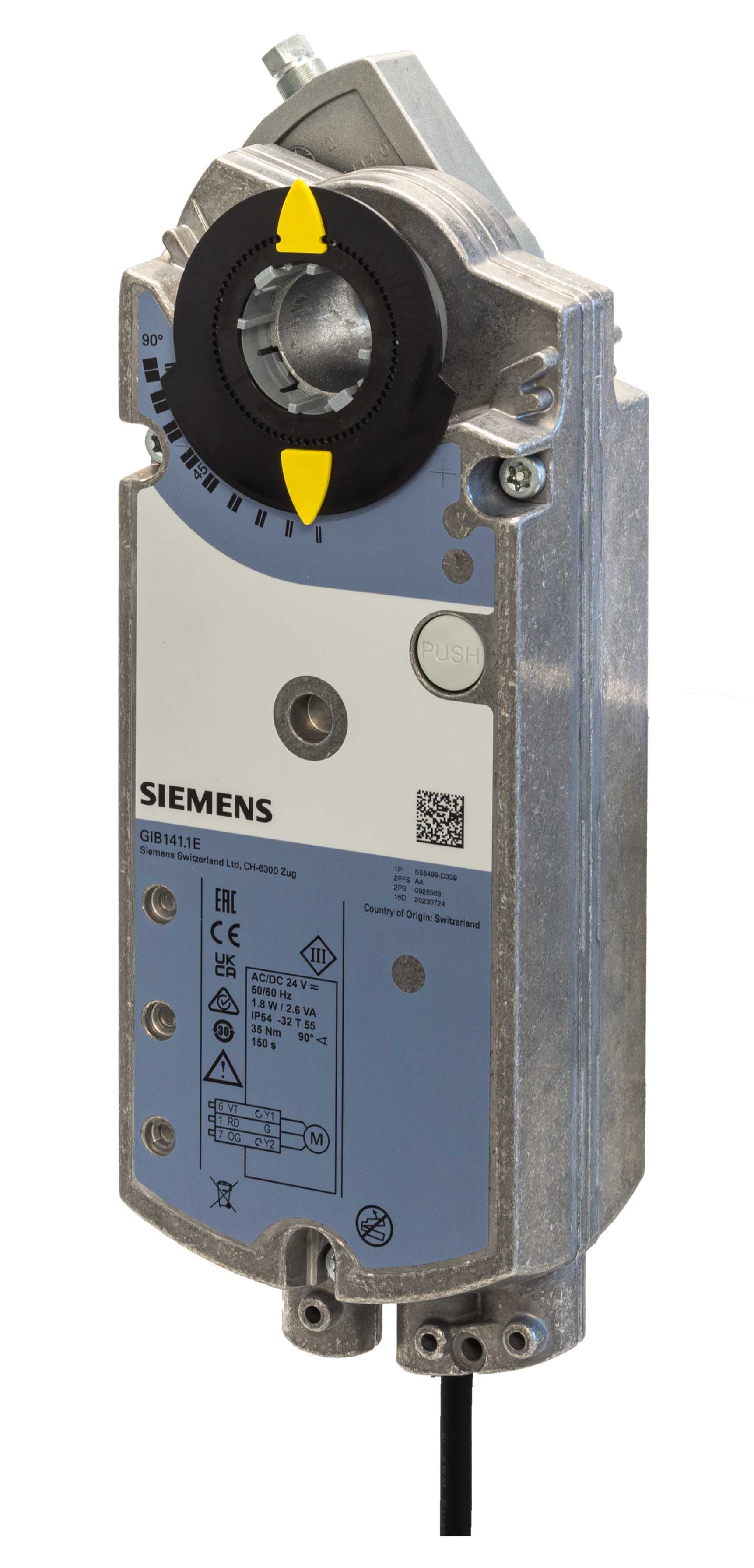 SIEMENS - BUILDING T - BCTS55499-D341 GIB146.1E SERV.SER.35NM 2/3PTI AC/DC 24V