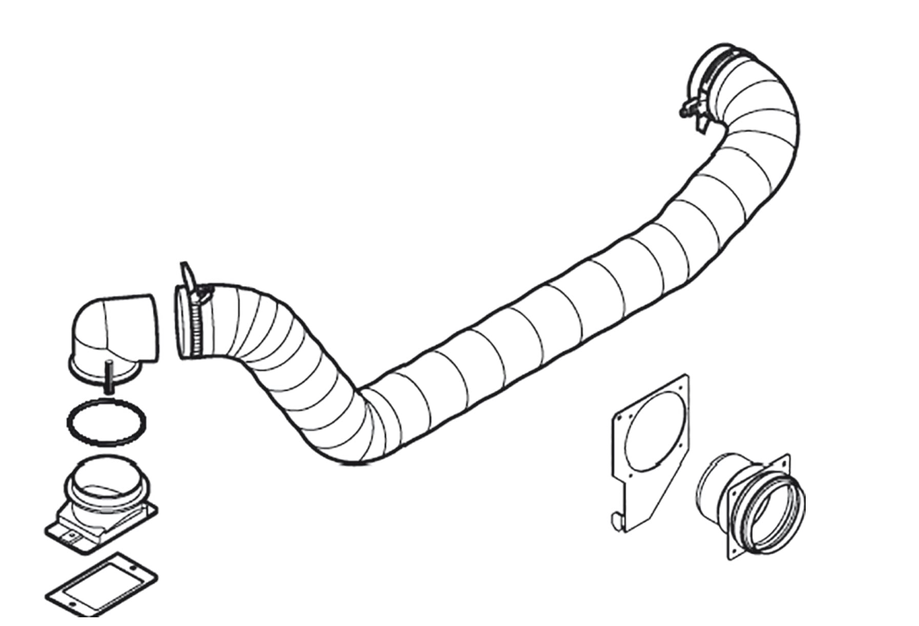 BAXI - BAXA7610392 KIT FF SCARICHI SEPARATI